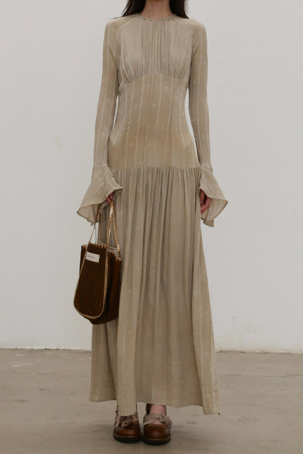 Mutedance 25 Spring/Summer Sheep Wool Waist Dress MD-MD25SS34-BEIGE MD25SS35